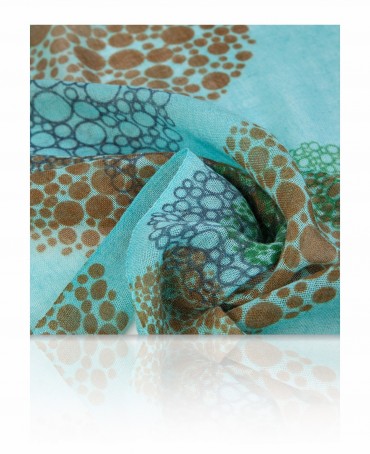 Палантин Женский ZW-SPIRAL.PETITE/TURQUE